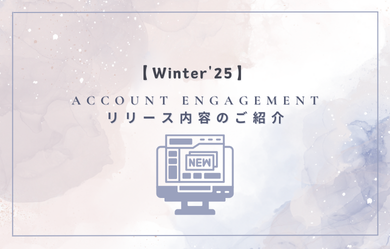 【Winter'25】 Account Engagementのリリース内容のご紹介