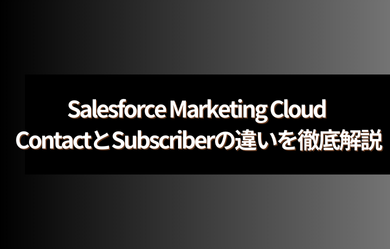 Salesforce Marketing Cloud Engagement 基礎：ContactとSubscriberの違いを徹底解説