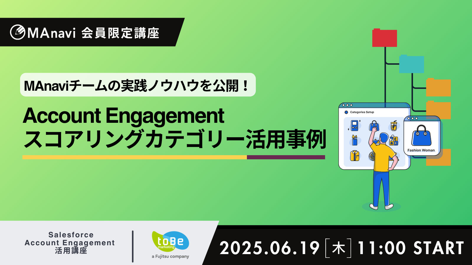MAnavi講座 | Account Engagement スコアリングカテゴリ活用事例講座～ MAnaviチームの実践ノウハウを公開！～